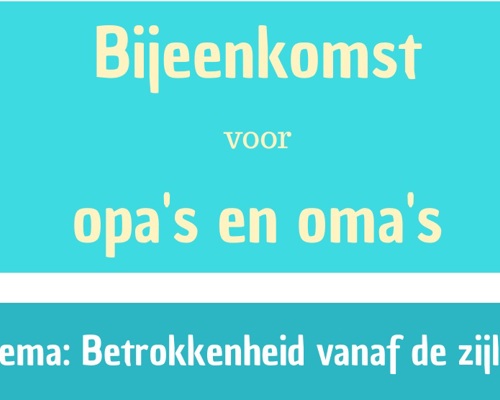 Opa's en oma's opgelet