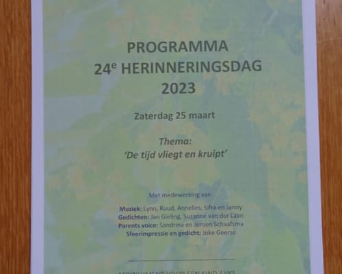 Herinneringsdag 25 maart 2023