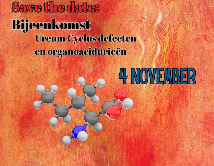 Save the Date: Bijeenkomst Ureum Cyclus Defecten en organoacidurieën