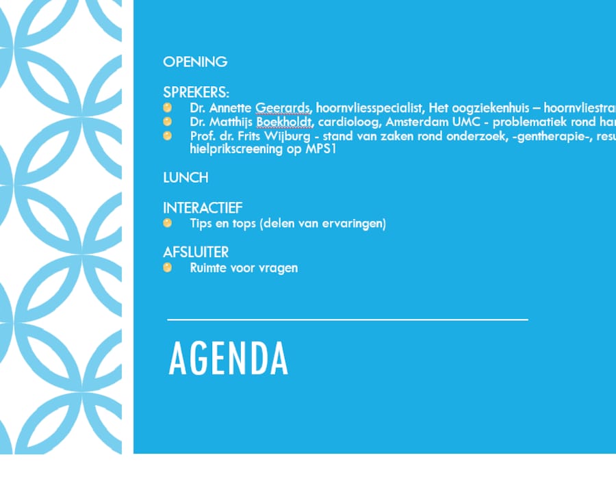 Verslag van de MPS1 bijeenkomst van 30 september 2023